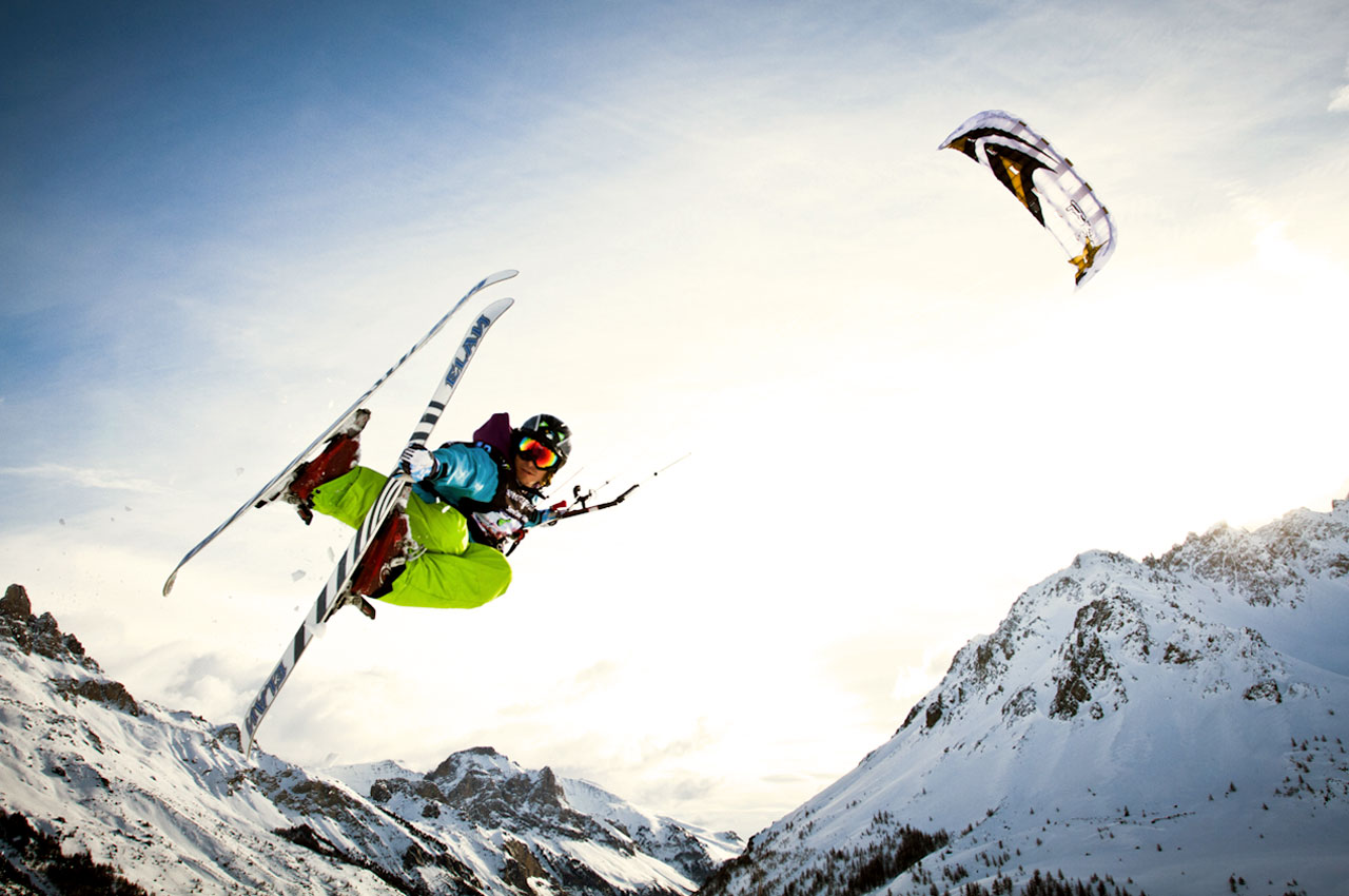 Snowkiting