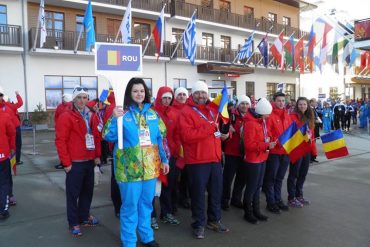 Drapelul Romaniei, Sochi 2014