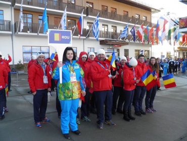 Drapelul Romaniei, Sochi 2014