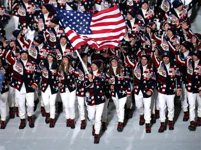 SUA, echipa națională Sochi 2014